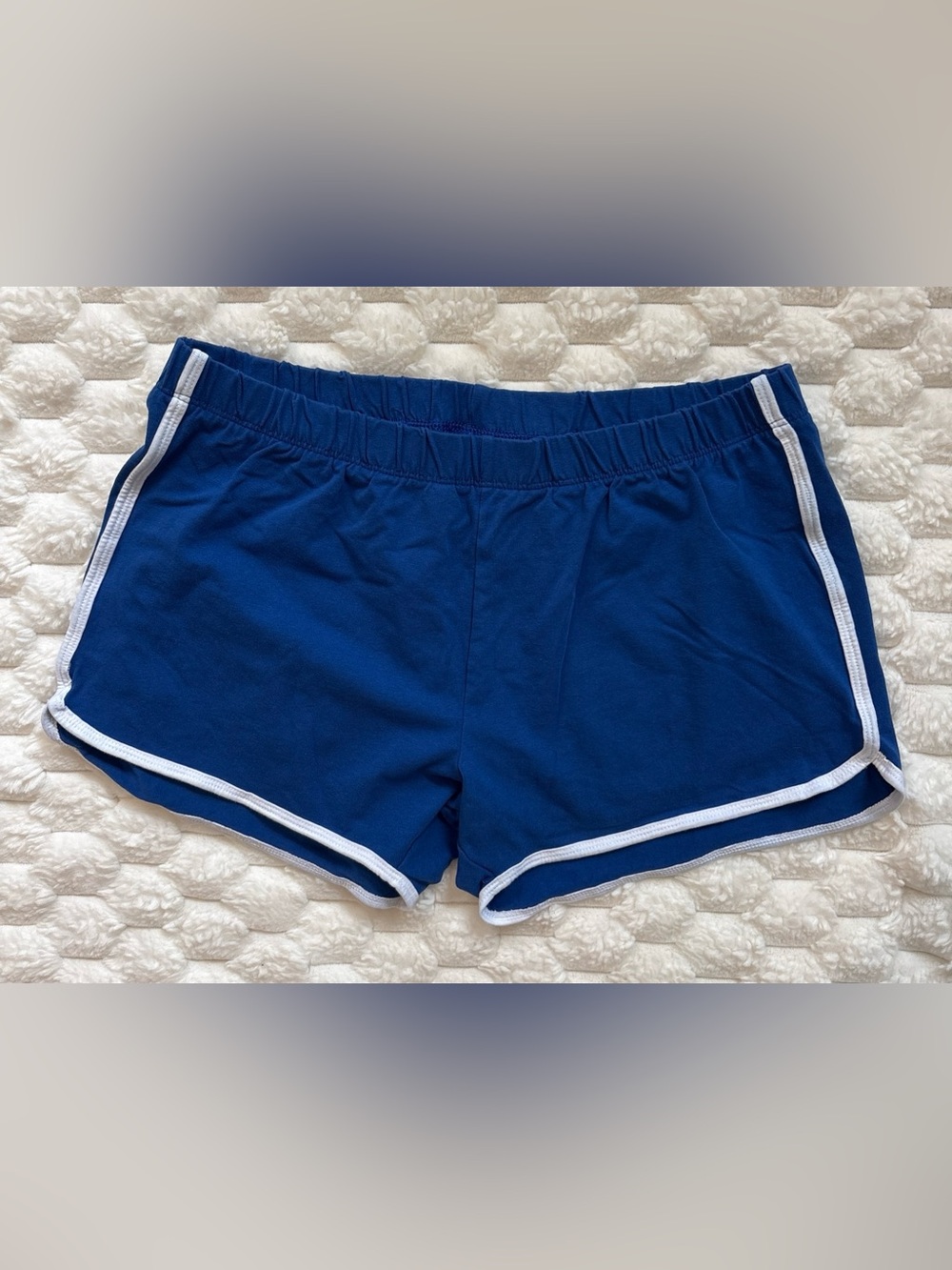 Glass Two “Las Vegas” Shorts Hot Pants Size Large Blue Novelty Booty Shorts